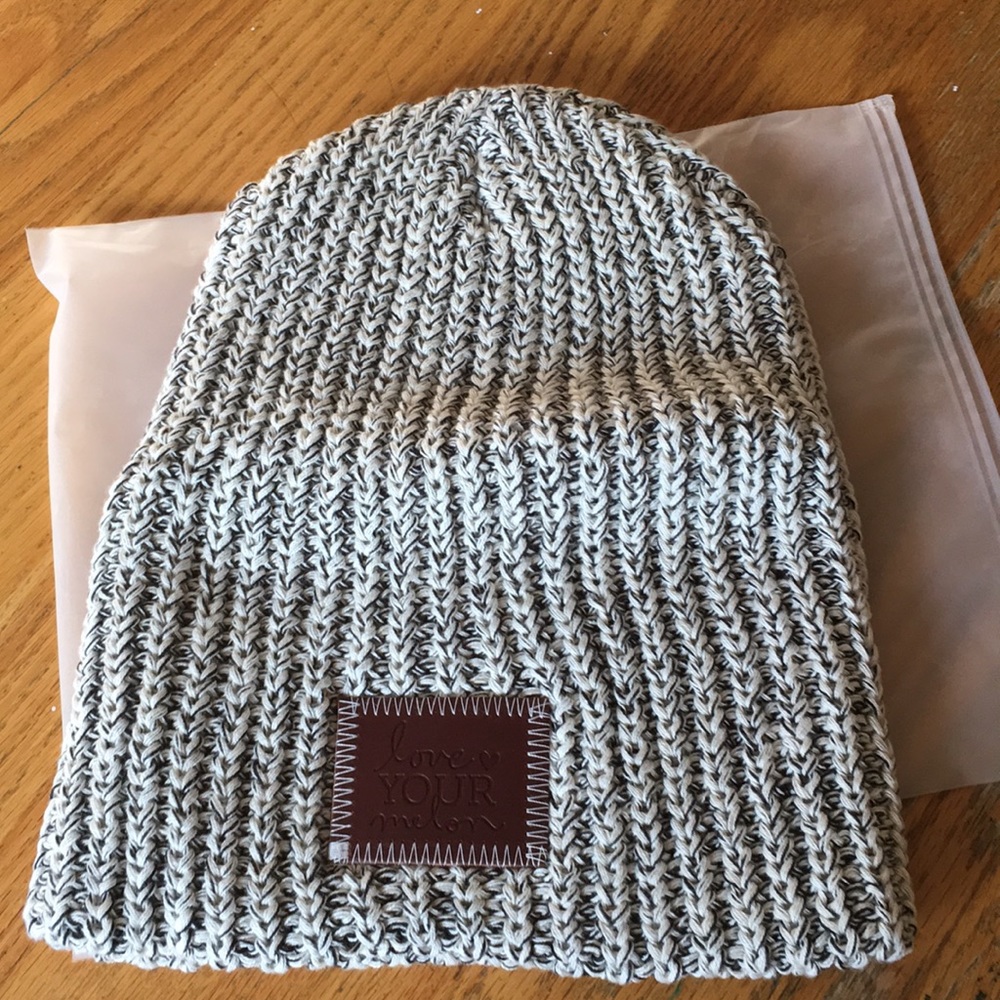 Love your melon grey beanie hat
